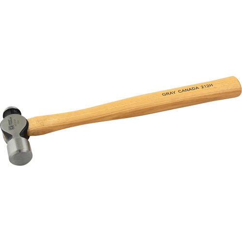 Marteau &agrave; panne sph&eacute;rique, Poids de la t&ecirc;te 12 oz, Face Ordinaire, Prise Bois Helyx Safety & Industrial Supplies