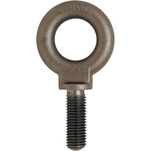 Boulon &agrave; œil, 1-11/16" dia, 2-1/4" lo, Fini naturel sans enduit, 10600 lb (5,3 tonnes) capacit&eacute; Helyx Safety & Industrial Supplies