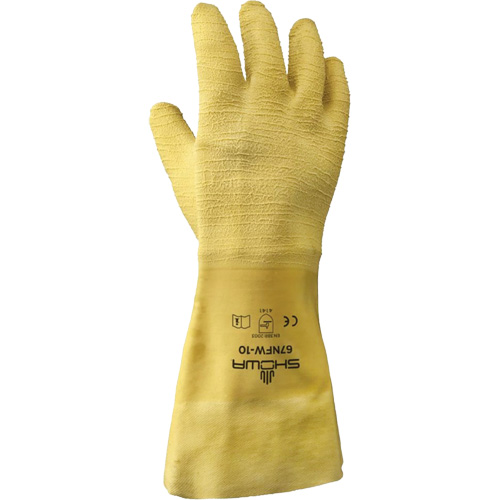 67NFW General Purpose Gloves, 10/Large, Rubber Latex Coating, Cotton Shell Helyx Safety & Industrial Supplies