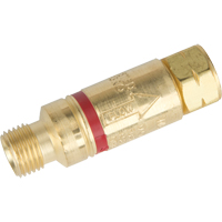 Antiretours pare-flammes - Oxy/gaz combustibles, Gaz combustibles (rouge)/Oxyg&egrave;ne (vert), Style pour chalumeau Helyx Safety & Industrial Supplies
