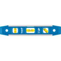 Niveau torpille, 9" lo, Aluminium, 3 fioles, Magn&eacute;tique Helyx Safety & Industrial Supplies