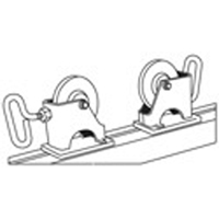 Support Adjust-A-Rolls, Capacit&eacute; de chargement 2000 lb, Capacit&eacute; max. de tuyau 36" Helyx Safety & Industrial Supplies