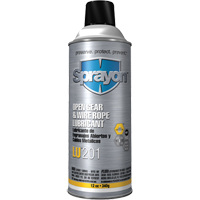 Lubrifiant pour engrenages d&eacute;couverts et c&acirc;bles m&eacute;talliques LU201, Canette a&eacute;rosol Helyx Safety & Industrial Supplies
