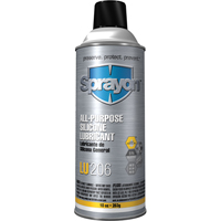 Lubrifiant &agrave; la silicone tout usage LU206, Canette a&eacute;rosol Helyx Safety & Industrial Supplies