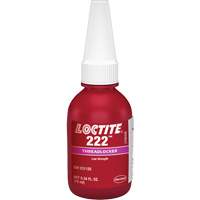 Compos&eacute; de blocage 222 petite vis, Mauve, Basse, 10 ml, Bouteille Helyx Safety & Industrial Supplies