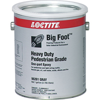Rev&ecirc;tement antid&eacute;rapant robuste pour plancher Big Foot de calibre pi&eacute;ton, 1 gal., &eacute;poxy, Gris Helyx Safety & Industrial Supplies