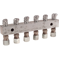 Bloc de boutisse long de 2-3/4", Filetage de 1/8" Helyx Safety & Industrial Supplies