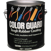 Rev&ecirc;tement de caoutchouc robuste Color Guard, Rouge, Gallon Helyx Safety & Industrial Supplies