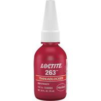 Compos&eacute; de blocage 263 s&eacute;chage rapide, Rouge, &eacute;lev&eacute;, 10 ml, Bouteille Helyx Safety & Industrial Supplies