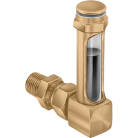 Brass Liquid Level Gauges - Union Coupling, Threaded, 8-11/16" L, 225°F (107.22° C) Helyx Safety & Industrial Supplies