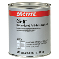 Loctite&reg; 8008 C5-A Copper Anti-Seize Lubricant, 2.5 lbs., Can, 1800°F (982°C) Max Temp. Helyx Safety & Industrial Supplies
