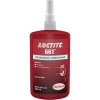 Compos&eacute; de retenue Loctite 661, 250 ml, Bouteille, Jaune Helyx Safety & Industrial Supplies