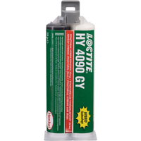 Adh&eacute;sif hybride pour r&eacute;parations structurales HY 4090 GY, Deux composants, Cartouche double, 50 g, Gris Helyx Safety & Industrial Supplies