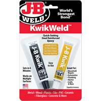 Colle &eacute;poxyde KwikWeld, Deux composants, Tube, 2 oz, Gris Helyx Safety & Industrial Supplies