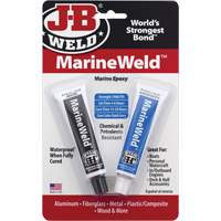 Colle &eacute;poxyde de qualit&eacute; marine, Deux composants, Tube, 3 oz., Gris Helyx Safety & Industrial Supplies