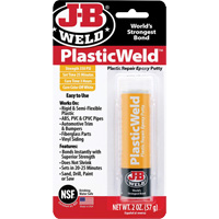 Colle &eacute;poxyde PlasticWeld, 2 oz, B&acirc;ton, Blanc cass&eacute; Helyx Safety & Industrial Supplies