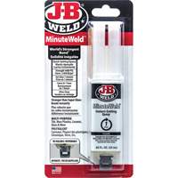 Adh&eacute;sif MinuteWeld, 25 ml, Seringue, Deux composants, Transparent Helyx Safety & Industrial Supplies