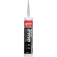 Scellant pour parements & fen&ecirc;tres Quad Max, 280 ml, Tube, Blanc cass&eacute; Helyx Safety & Industrial Supplies