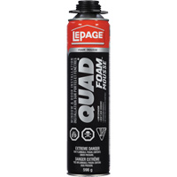 Quad&reg; Foam Window & Door Installation Foam, Aerosol Can, Tan Helyx Safety & Industrial Supplies