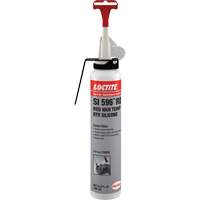 Adh&eacute;sif mastic d'&eacute;tanch&eacute;it&eacute; &agrave; base de silicone r&eacute;sistant aux variations de temp&eacute;rature &eacute;lev&eacute;e Superflex, Canette a&eacute;rosol, Rouge Helyx Safety & Industrial Supplies