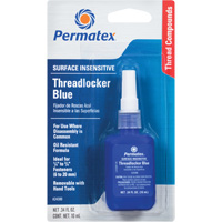 Adh&eacute;sif frein-filet pour toute surface, Bleu, &eacute;lev&eacute;, 10 ml, Bouteille Helyx Safety & Industrial Supplies
