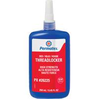 Adh&eacute;sif frein-filet permanent, Rouge, &eacute;lev&eacute;, 250 ml, Bouteille Helyx Safety & Industrial Supplies