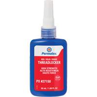 Adh&eacute;sif frein-filet, Rouge, &eacute;lev&eacute;, 50 ml, Bouteille Helyx Safety & Industrial Supplies