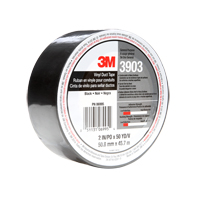 Rubans adh&eacute;sifs en vinyle 3903, 1245 mm (49") la x 46 m (151') lo, 6,5 mils, Noir Helyx Safety & Industrial Supplies