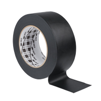 Rubans adh&eacute;sifs en vinyle 3903, 1245 mm (49") la x 46 m (151') lo, 6,5 mils, Noir Helyx Safety & Industrial Supplies