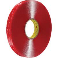 VHB Tape, 33 m (108') L x 12 mm (1/2") W, 40 mils, Acrylic Helyx Safety & Industrial Supplies