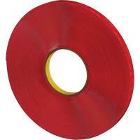 VHB Tape, 33 m (108') L x 12 mm (1/2") W, 40 mils, Acrylic Helyx Safety & Industrial Supplies
