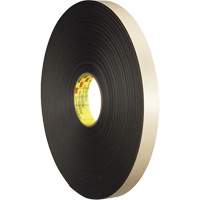 Ruban double face en mousse, 66 m (216') lo x 12,7 mm (1/2") la, 31 mils, Poly&eacute;thyl&egrave;ne Helyx Safety & Industrial Supplies