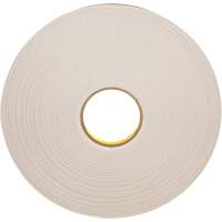 Ruban double face en mousse, 66 m (216') lo x 12,7 mm (1/2") la, 31 mils, Poly&eacute;thyl&egrave;ne Helyx Safety & Industrial Supplies