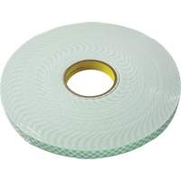 Ruban double face en mousse, 33 m (108') lo x 18 mm (3/4") la, 62,5 mils, Ur&eacute;thane Helyx Safety & Industrial Supplies