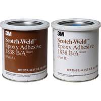 Scotch-Weld Adhesive, 32 fl. oz., Pail, Two-Part, Green Helyx Safety & Industrial Supplies