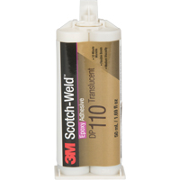 Scotch-Weld Adhesive, 1.64 fl. oz., Dual Cartridge, Two-Part, Clear Helyx Safety & Industrial Supplies