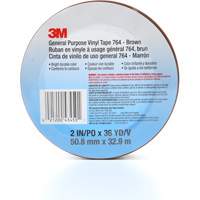 Ruban en vinyle pour travaux g&eacute;n&eacute;raux 764, 50,8 mm (2") la x 32,9 m (108') lo, 5 mils, Brun Helyx Safety & Industrial Supplies
