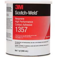 Colle contact haute performance &agrave; base de n&eacute;opr&egrave;ne, Canette, 32 oz liq., Gris Helyx Safety & Industrial Supplies