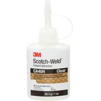Adh&eacute;sif instantan&eacute;, 1 oz, Bouteille, Transparent Helyx Safety & Industrial Supplies