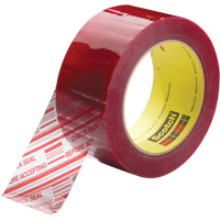 Scotch&reg; Security Message Box Sealing Tape 3779, Acrylic Adhesive, 1.8 mils, 48 mm (2") x 914 m (2998') Helyx Safety & Industrial Supplies