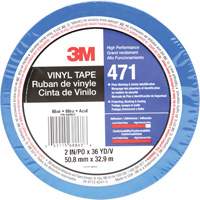 Ruban en vinyle 471, 50,8 mm (2") la x 32,9 m (108') lo, 5,2 mils, Bleu Helyx Safety & Industrial Supplies