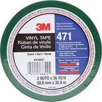 Ruban en vinyle 471, 50,8 mm (2") la x 32,9 m (108') lo, 5,2 mils, Vert Helyx Safety & Industrial Supplies