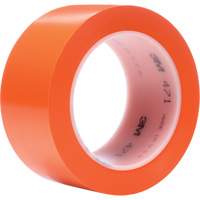 Ruban en vinyle 471, 50,8 mm (2") la x 32,9 m (108') lo, 5,2 mils, Orange Helyx Safety & Industrial Supplies