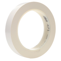 Ruban en vinyle 471, 25,4 mm (1") la x 32,9 m (108') lo, 5,3 mils, Blanc Helyx Safety & Industrial Supplies
