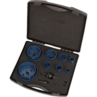 Ensemble de scies-cloches pour &eacute;lectricien, 12 morceaux Helyx Safety & Industrial Supplies