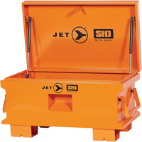 JSB-3219 Boîte de rangement d'outils de chantier pour usage tr&egrave;s intensif, 32-1/8" x 19" x 17-1/2", Acier, Orange Helyx Safety & Industrial Supplies
