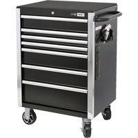 HDRC2807 Armoire &agrave; rouleaux s&eacute;rie HD, 7 tiroirs, 27-4/5" la x 21-27/50" p x 40-31/100" h, Noir Helyx Safety & Industrial Supplies