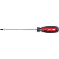 Cabinet Screwdriver, 3/16" Tip, Round, 254 mm L, Cushion Grip Handle Helyx Safety & Industrial Supplies