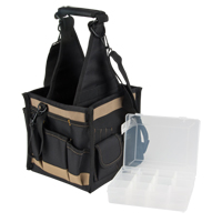 Tool Pouches, Canvas, 25 Pockets, Black Helyx Safety & Industrial Supplies