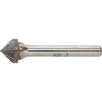 Fraise au carbure dur, SK-1, 1/4" dia., 1/4" Tige, 1/8" Prof. de la coupe Helyx Safety & Industrial Supplies